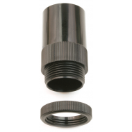 25MM MALE ADAPTORS BLACK
