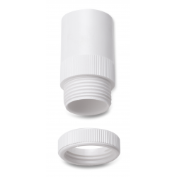 25MM MALE ADAPTORS WHITE