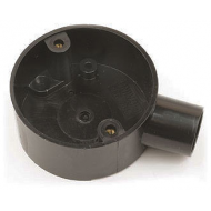 25MM TERMINAL BOX BLACK