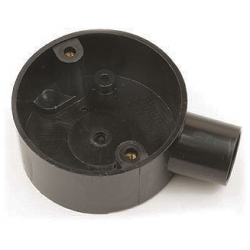 25MM TERMINAL BOX BLACK
