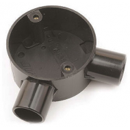 25MM ANGLE BOX BLACK