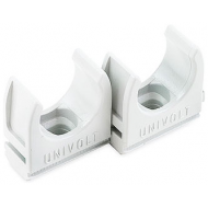 25MM CONDUIT CLIP WHITE