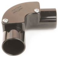20MM INSPECTION ELBOW BLACK