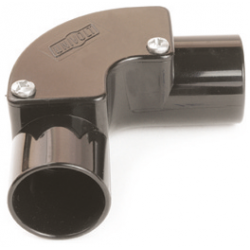 20MM INSPECTION ELBOW BLACK