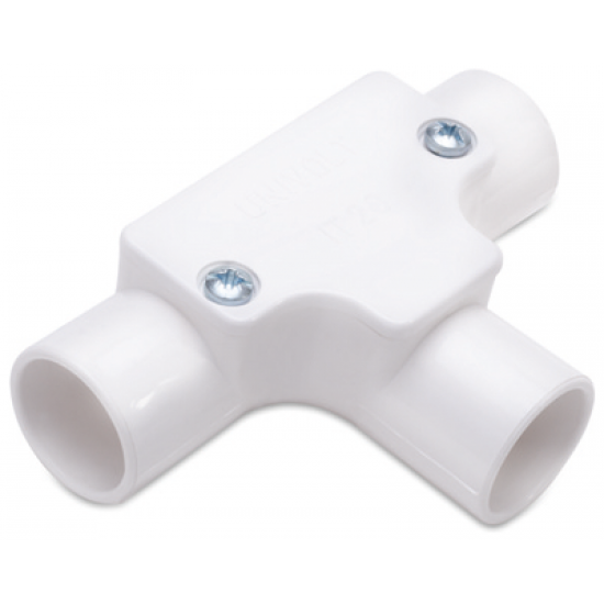 20MM INSPECTION TEE WHITE