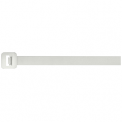 100X2.5MM WHITE CABLE TIE (sold per 100)