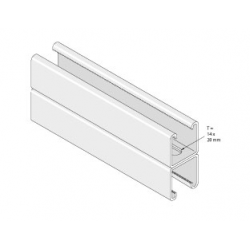 41X41 2.5MM BACK TO BACK STRUT SLOTTED