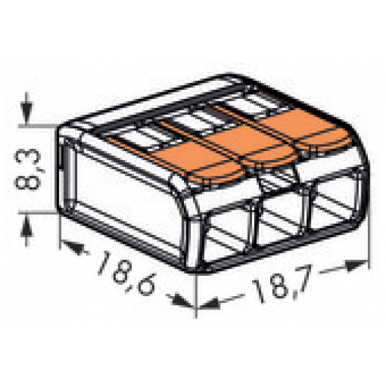 3 PORT LEVER CONNECTOR