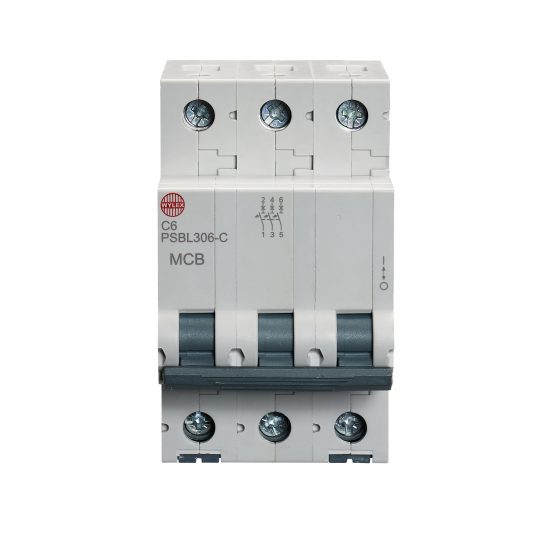 6A TP MCB TYPE C 10KA