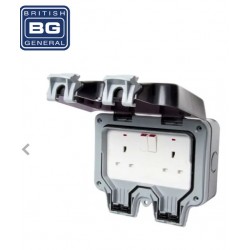 IP65 WEATHERPROOF TWIN SOCKET